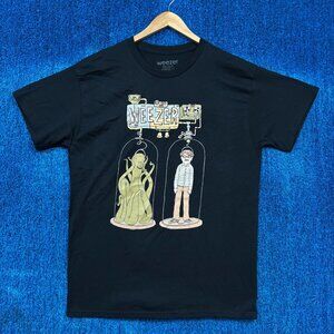 Weezer Alien and Human Listening Party Pop Rock Band Tee L